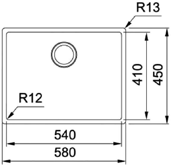 Мойка BXX 210-54 стоп-вент.